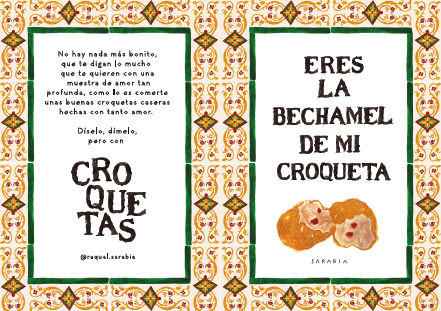 Lámina Eres la bechamel de mi croqueta