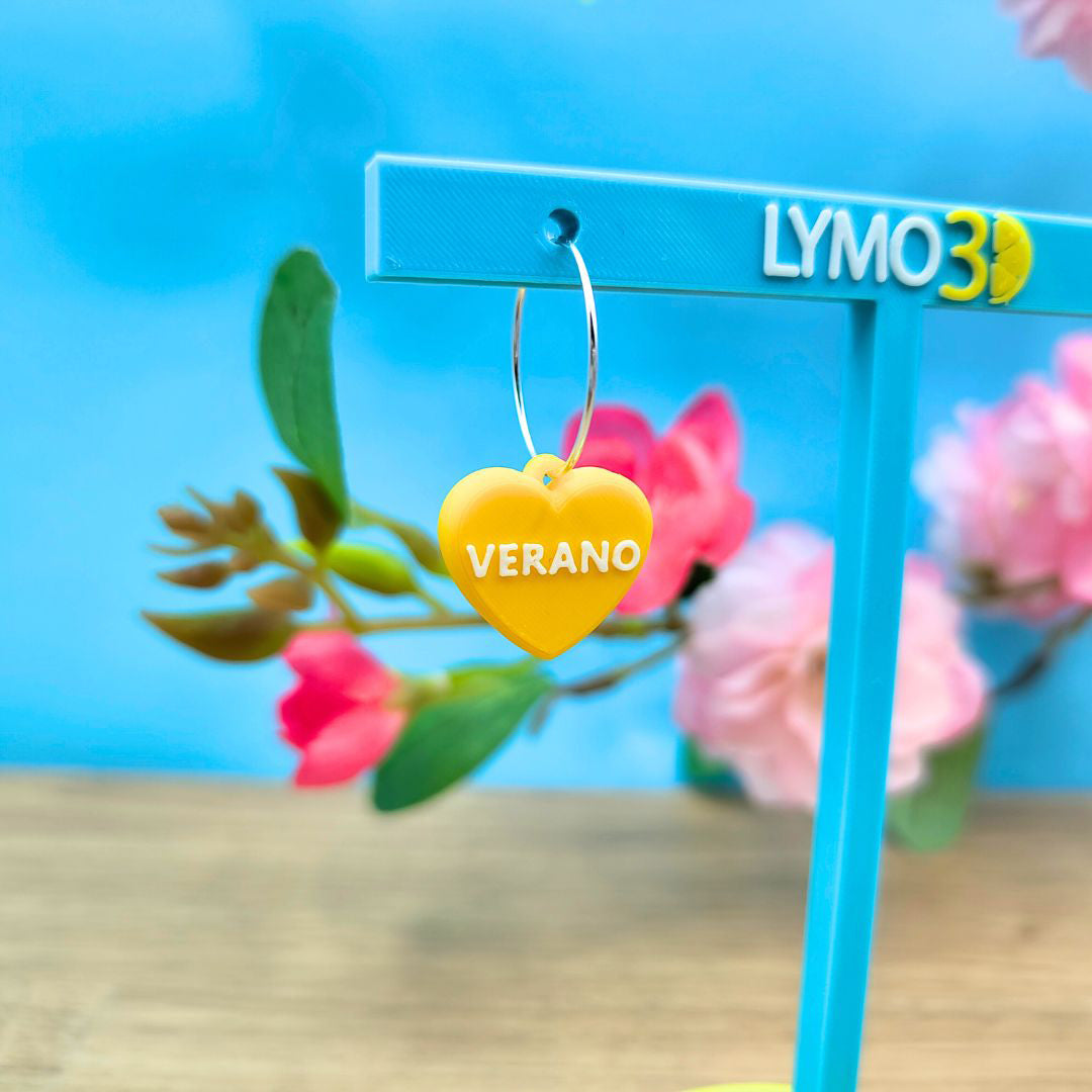 Pendiente Verano Corazón